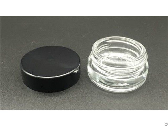 China Factory Price Cosmetic Round Jar Screw Neck Press Glass Bottle 7g Manufacture