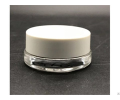 High Quality Best Selling Cosmetic Round Jar Screw Neck Press Glass Bottle 6g Wholesale
