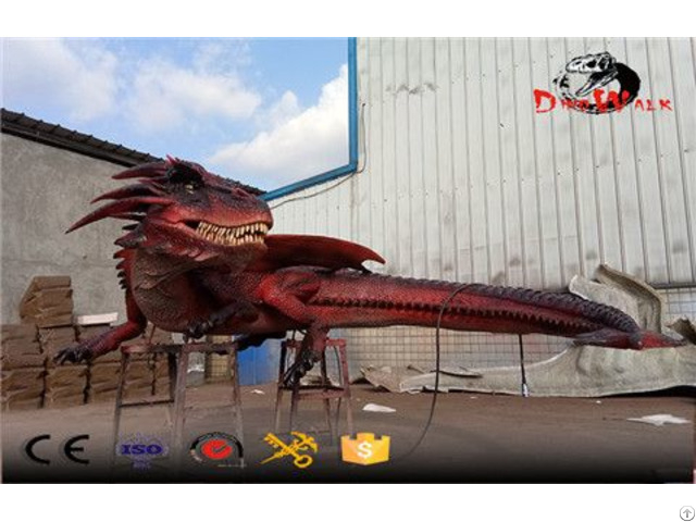 Amusement Park Animated Evil Dragon