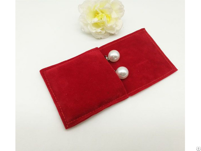 Mini Velvet Ring Pouch Earrings Jewelry Bag