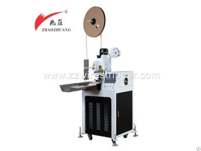 Automatic Single Ends Wire Cutting Stripping And Terminal Crimping Machine