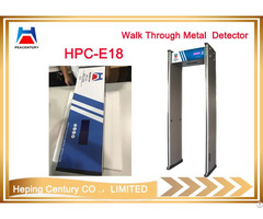 Walk Through Metal Detector With High Sensitivity Security Check