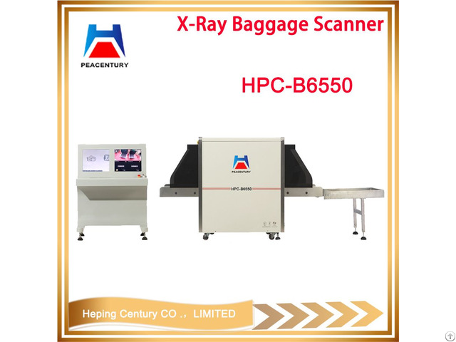 X Ray Baggage Scanner Used Equipment In Airport Hotel Jail Court Hpc B6550