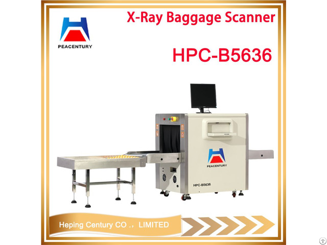 System 5636 Xray Baggage Scanner For Government Office