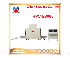 High Resolution Dual Energy Security X Ray Baggage Scanner 8065