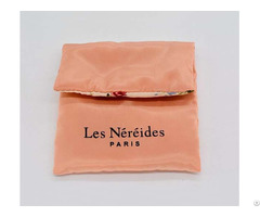 Double Satin Envelope Jewelry Bag With Button Closure