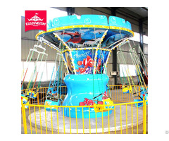 Amusement Park Ride Electric Rotation Mini Hanging Flying Chairs For Sale