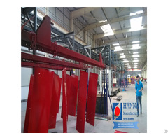 Tricycle Powder Coating Line Equipment Plant