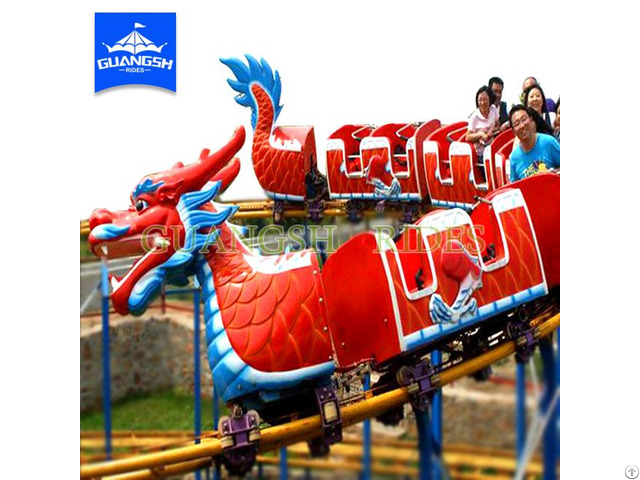 Family Amusement Park Rides Sliding Dragon Roller Coaster For Sale