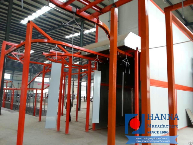 Epoxy Curing Oven Powder Coating Spray Production Line