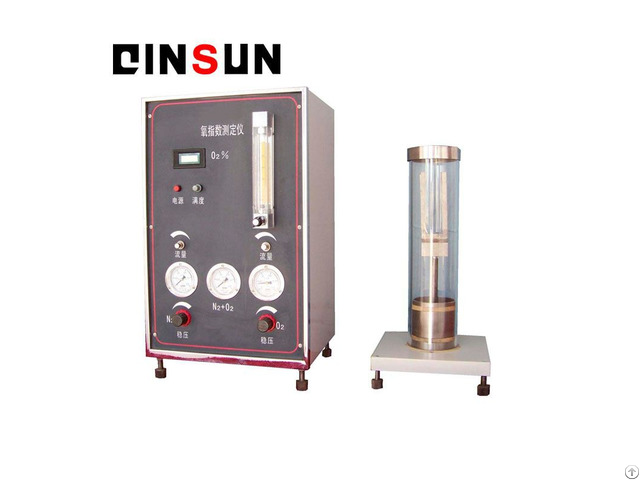 Critical Limiting Oxygen Index Test Apparatus