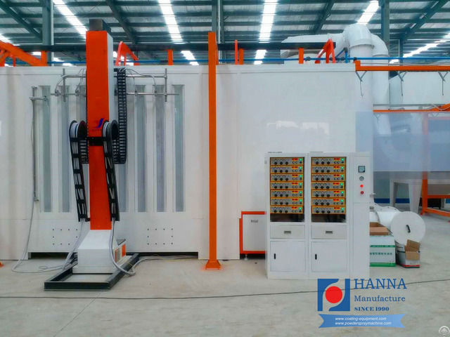 Radiator Automatic Electrostatic Powder Coating Line Conveyor Chain System