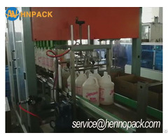 Finger Type Carton Packing Machine For Detergent Bottle Case Packer