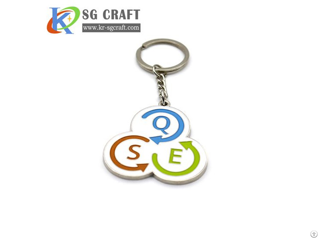 Manufacturer Wholesale Custom Cheap Personalised Leather Pvc Metal Keyrings