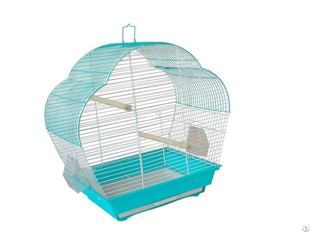 Professional Manufacturer Steel Small Bird Cage With Outside Feeder