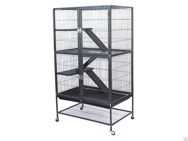 Double Floors Removable Luxury Ferret Cage Pet House