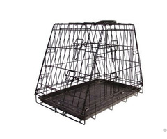 One Sloping Unique Folding Trapezoid Transport Box Dog Cages