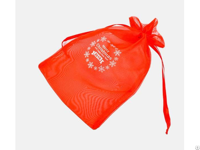 Organza Christmas Gift Bag