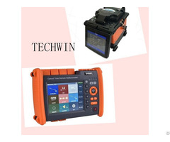 Techwin Fusion Splicer And Otdr For Optic Fiber Cable Project