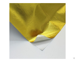 Fire Resistant Adhesive Gold Reflective Film For Heatshield Barrier