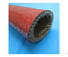 Silicone Glass Fibre High Temperature Resistant Sleeve