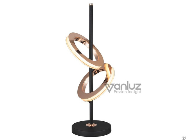 Rose Gold Modern Led Desk Lamp 2