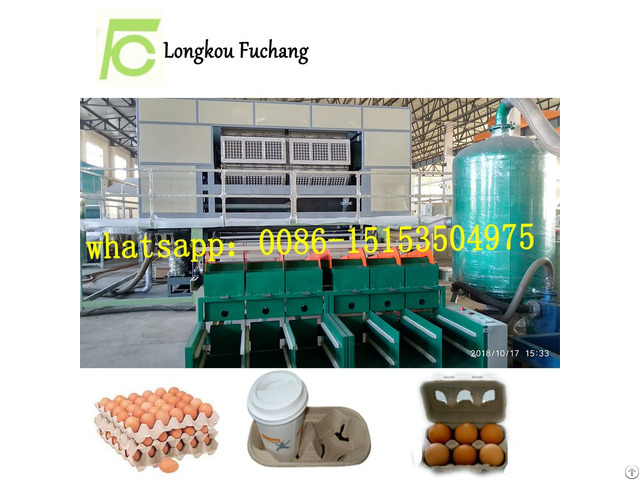 Waste Paper Pulp Egg Dishes Making Machine