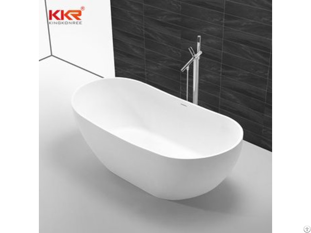Hot Sale Luxury Bathroom Acrylic Freestanding Solid Surface Bathtub Kkr B090