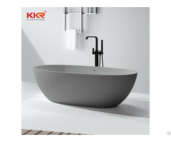 Solid Surface Bathtub Kkr B008 Common White Or Some Pure Colors Black Chips Color