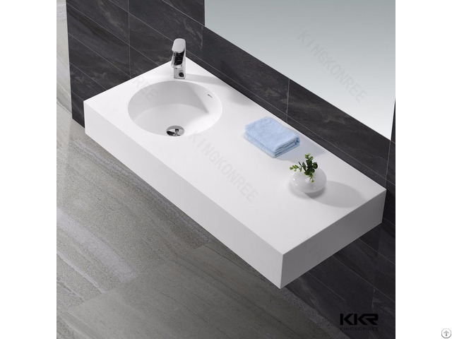 Thin Double Sinks Bathroom Wash Basin For Hotel