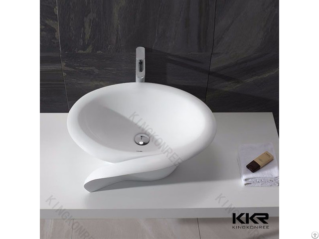 Water Fountain Solid Surface Bathroom Wash Basin