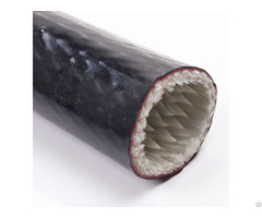 Silicone Coated Fiberglass Braided Firesleeve Hose Covering For High Temperature