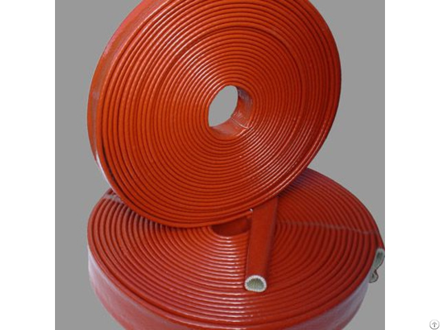 Silicone Rubber Fiberglass Fire Retardant Hose Sleeve