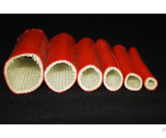 High Temperature Fire Retardant Silicone Fiberglass Hose Sleeve For Thermal Insulation