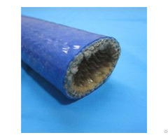 Silicone Rubber Coated Fiberglass Hydraulic Hose Protector Sleeve For Heat Insulation