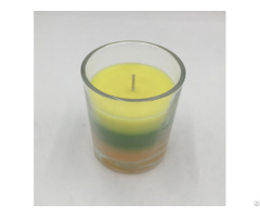 Popular Hot Paraffin Wax Material Custom Scented Candle In Glass Jar For Sale