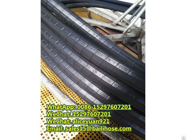 Embossed Hydraulic Hose 4sh 4sp