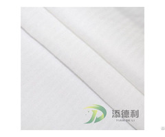 Cotton Herringbone Bleached Fabric
