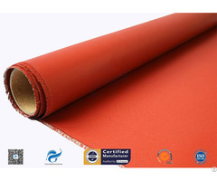 C Glass 3732 Two Side Red Silicone Rubber Coated Fiberglass Fabric