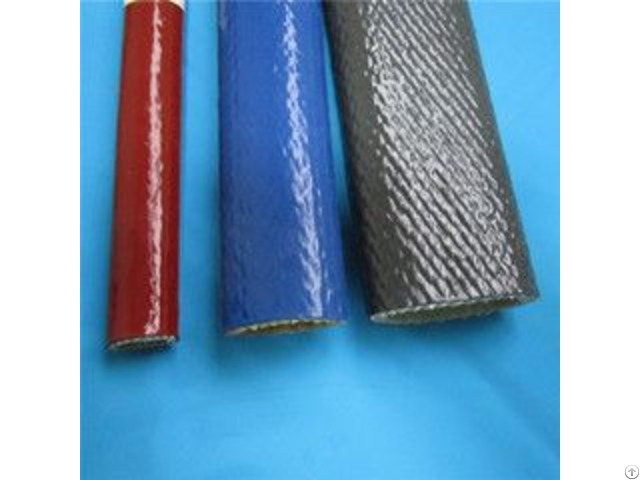 Heat Resistant Silicone Glass Fiber Sleeve