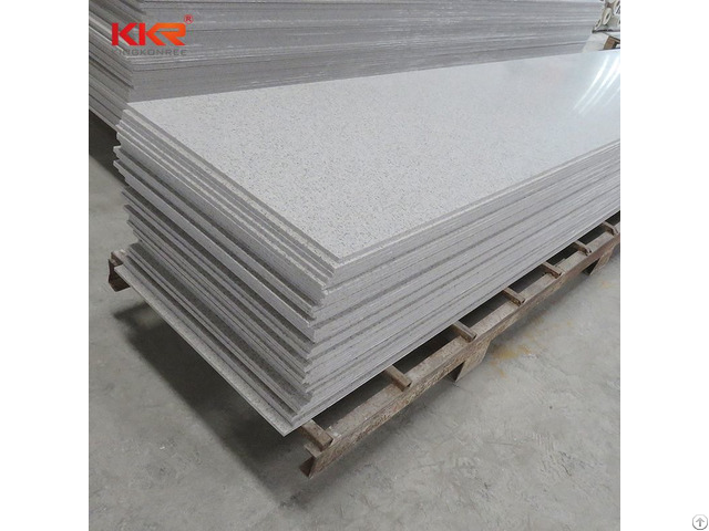 Kkr Building Artificial Stone White Acrylic Solid Surface Sheets For Countertop