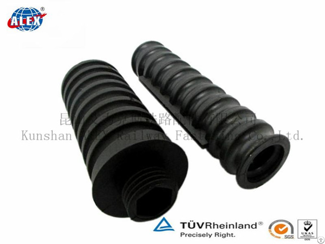 Pa6 Pa66 Hdpe Railway Screw Dowel For Rail Sleeper