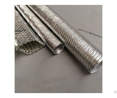 Heat Reflective Corrugated Aluminum Foil Fiberglass Sleeve