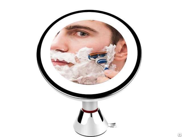 High Quality 304 Stainless Steel Led Makeup Mirror With Suction Cup