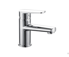 New Arrival Modern Chrome Cold Hot Basin Faucet