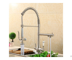 Pull Out And Down 3 Way Kitchen Faucets Taps With Sprayer