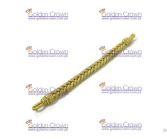 Military Gold Mylar Wire Cap Cord