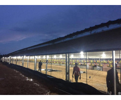 Prefabricated Steel Structure Broiler House For Poultry Shed