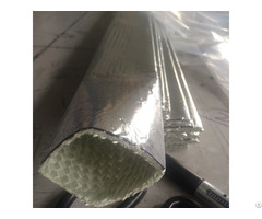 Heat Reflective Flat Aluminum Fiberglass Sleeve