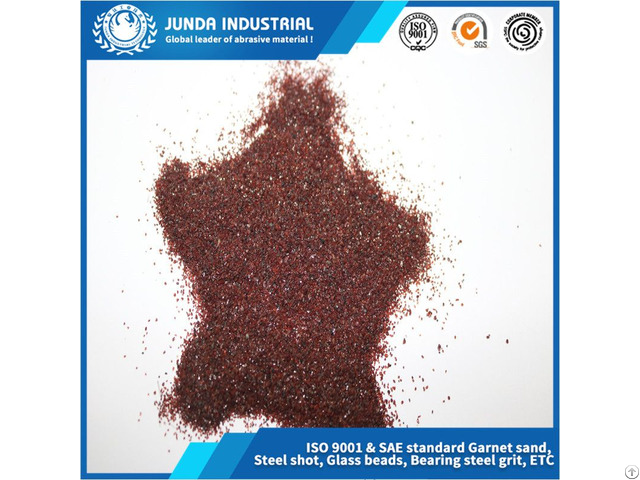 Rust Removal Garnet Sand 20 40 Media For Water Filtration